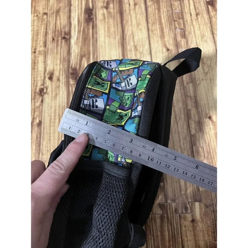 Minecraft Creeper Mini Kids Backpack Zip Up